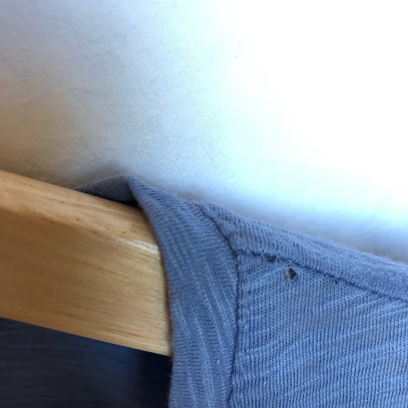 TALBOTS PETITES Ruffled Front T Shirt Petite L - Picture 6 of 6